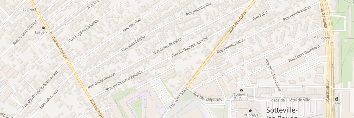 Plan du 47B Rue du Docteur Apvrille à Sotteville-lès-Rouen