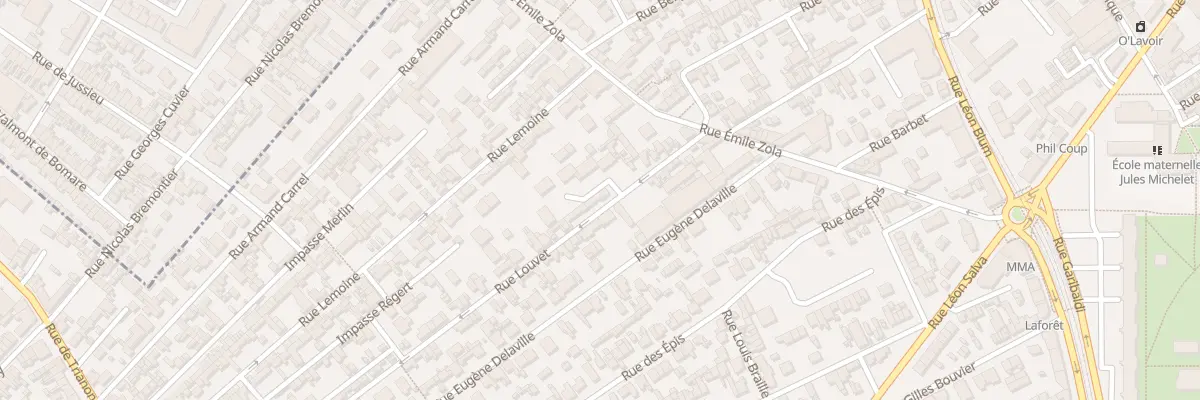 Plan du 12B Rue Louvet à Sotteville-lès-Rouen