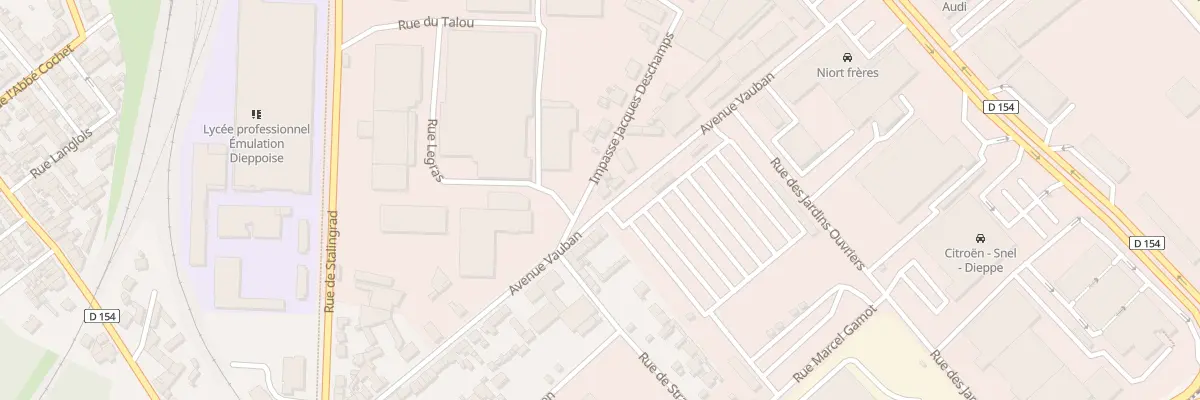 Plan du 31 Av Vauban à Dieppe