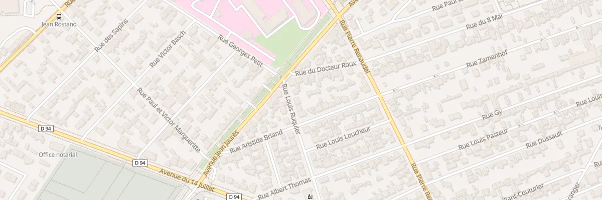 Plan du 3 Rue Louis Ruquier à Sotteville-lès-Rouen