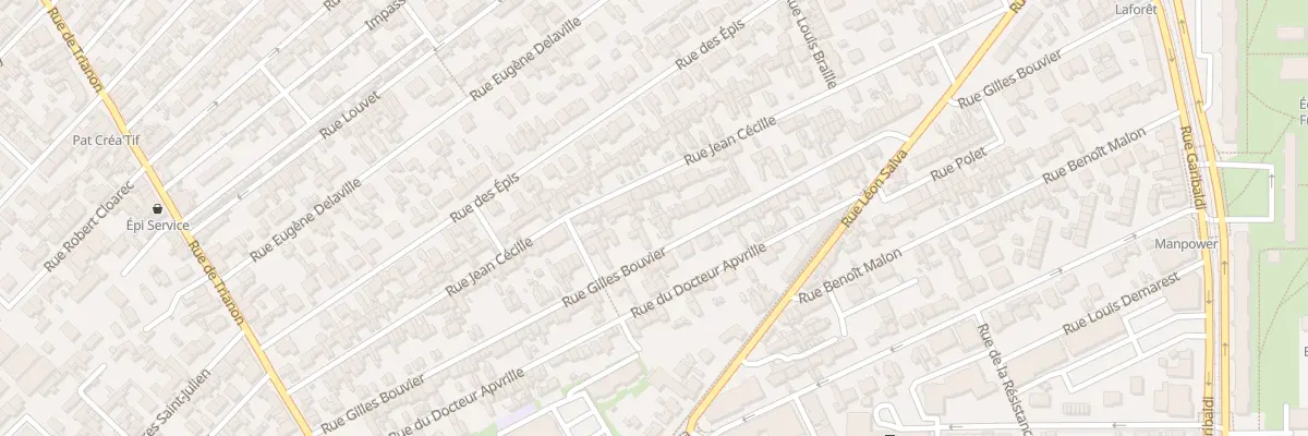 Plan du 116 Rue Gilles Bouvier à Sotteville-lès-Rouen