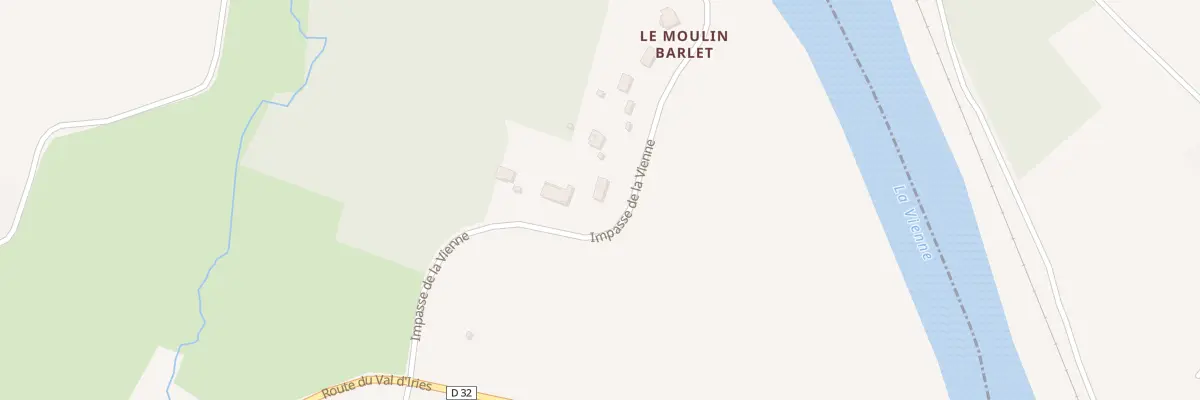Plan du 5000 Moulin Barlet à Saint-Yrieix-sous-Aixe