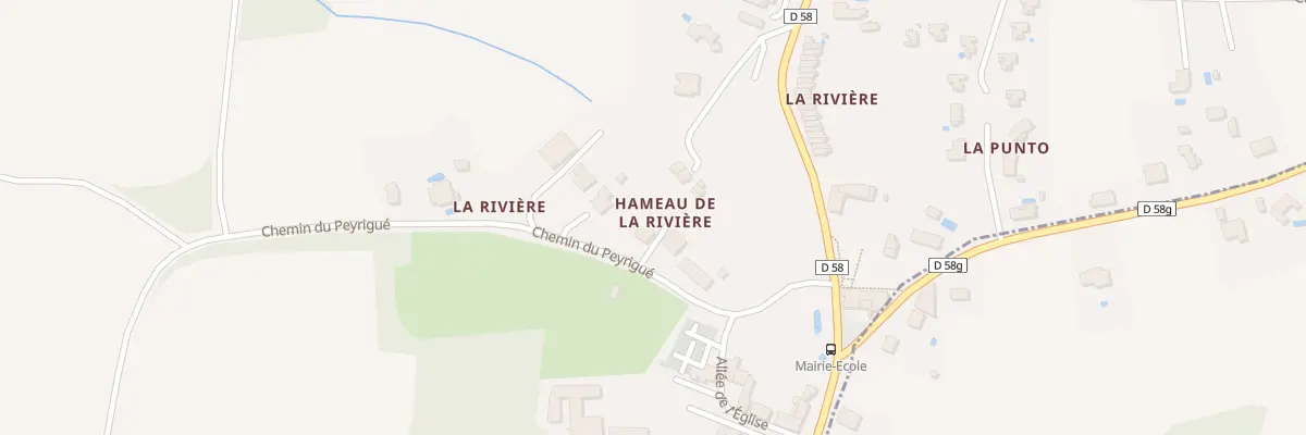 Plan du 18 Hameau de la Riviere à Empeaux