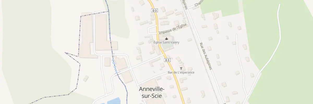 Plan du 18 Rte de Dieppe à Anneville-sur-Scie