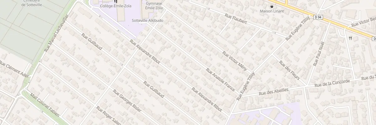 Plan du 19 Rue Anatole France à Sotteville-lès-Rouen