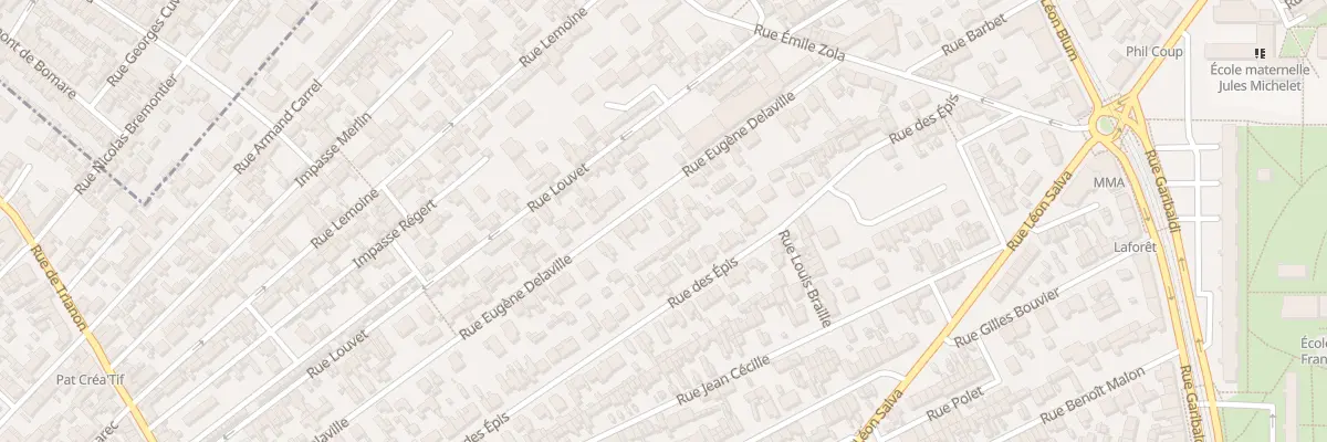 Plan du 33 Rue Eugene Delaville à Sotteville-lès-Rouen