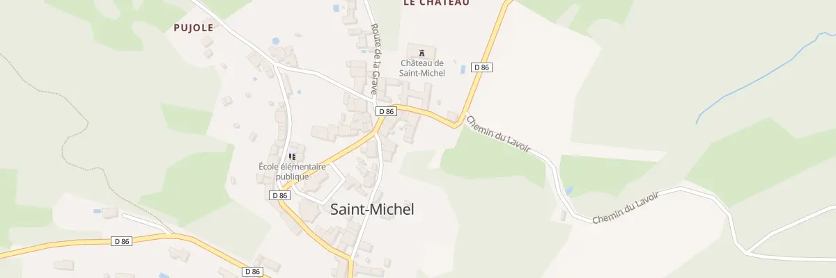 Plan du 62 Le Village à Saint-Michel