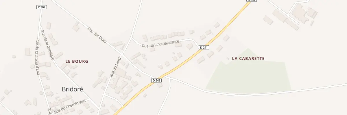 Plan du 39 Rue du Professeur Debré à Bridoré
