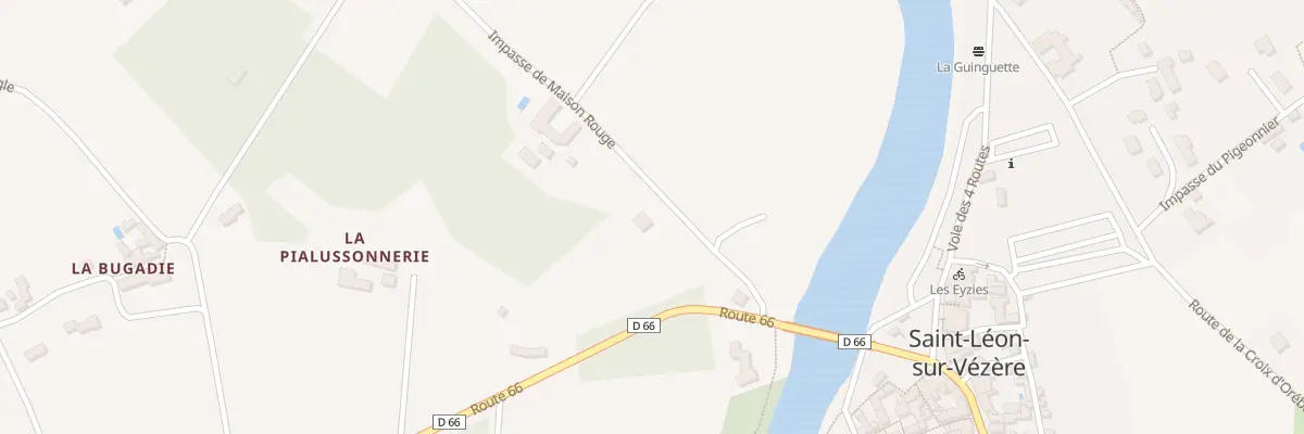 Plan du 133 Imp de Maison Rouge à Saint-Léon-sur-Vézère