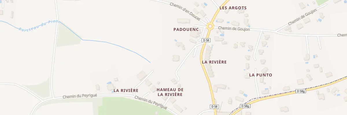 Plan du 5001F Hameau de la Riviere à Empeaux
