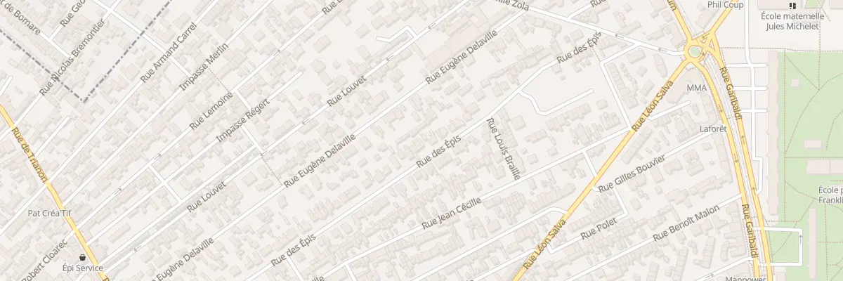 Plan du 55 Rue des Epis à Sotteville-lès-Rouen
