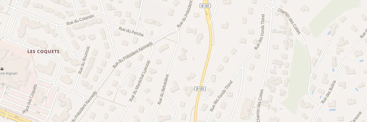 Plan du 22 Rue du Belvédère à Mont-Saint-Aignan