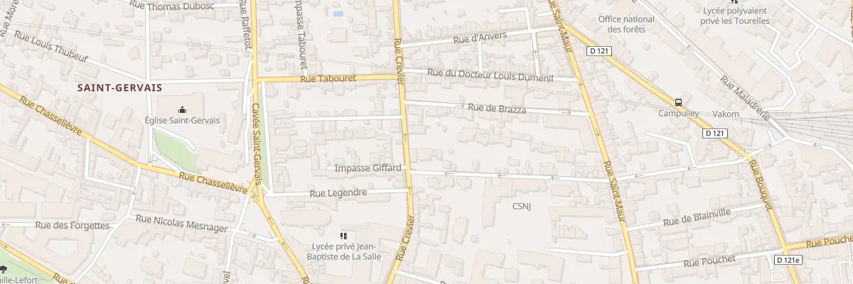 Plan du 56 Rue Crevier à Rouen