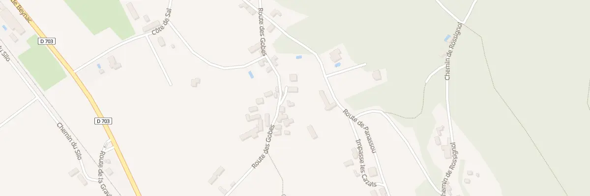 Plan du 81 Le Bourg à Castels et Bézenac