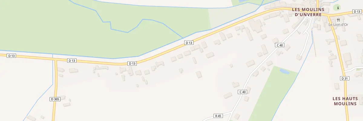 Plan du 45 Rue des Moulins à Unverre