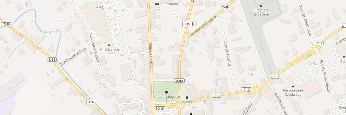 Plan du 5 Rue du Président Wilson à Cazères