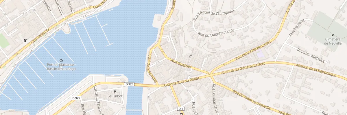 Plan du 38 Rue Guerrier à Dieppe