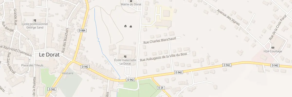Plan du 8 Av Louis Ricoux au Dorat