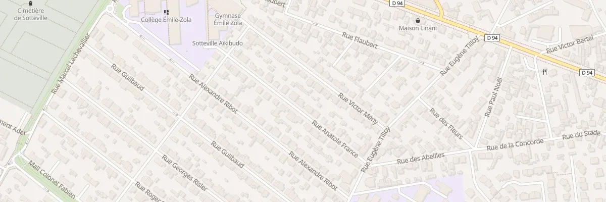 Plan du 18 Rue Anatole France à Sotteville-lès-Rouen