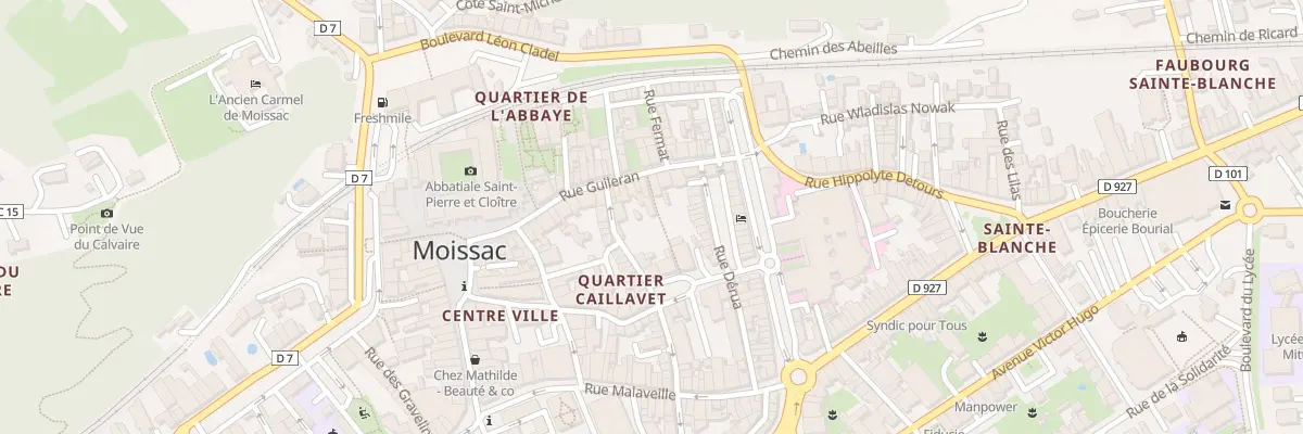Plan du 32 Rue Guileran à Moissac