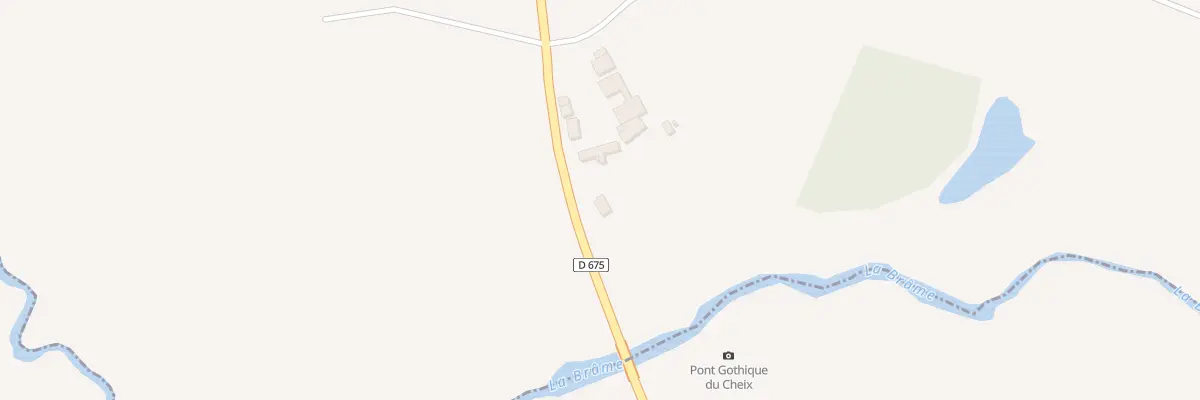 Plan du 5078 Le Cheix à La Bazeuge