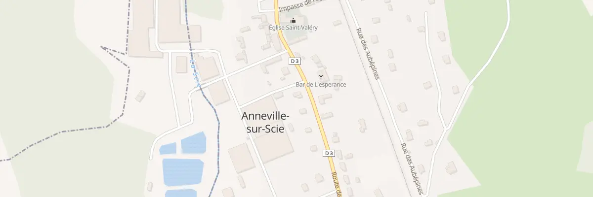 Plan du 14 Rte de Dieppe à Anneville-sur-Scie