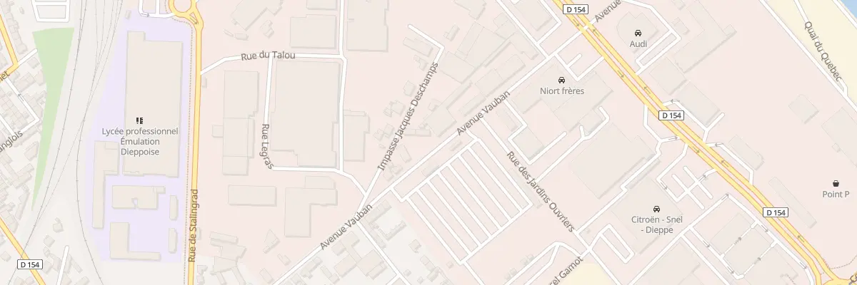 Plan du 37 Av Vauban à Dieppe
