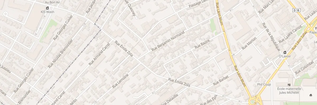Plan du 97 Rue Benjamin Normand à Sotteville-lès-Rouen
