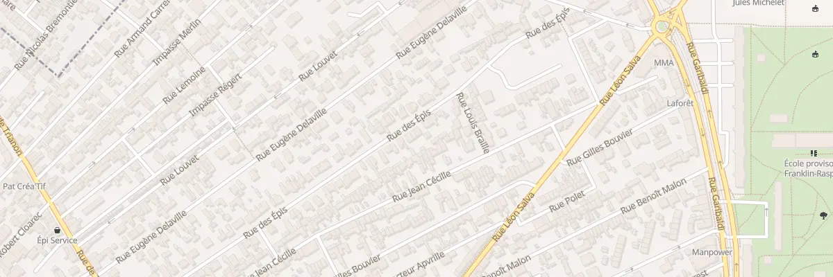 Plan du 56 Rue des Epis à Sotteville-lès-Rouen