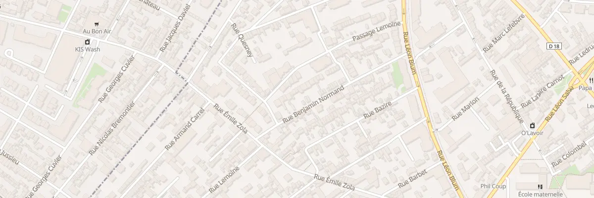 Plan du 98 Rue Benjamin Normand à Sotteville-lès-Rouen