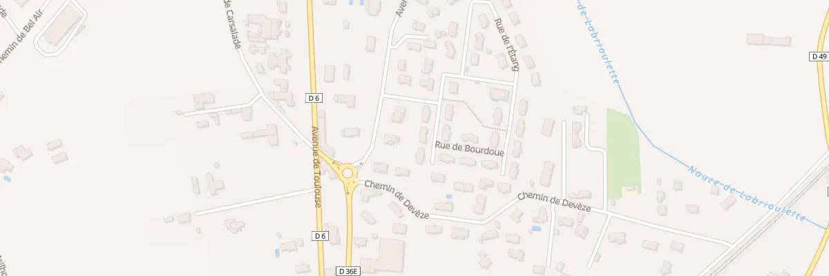 Plan du 8 Rue de Bourdoue à Cazères