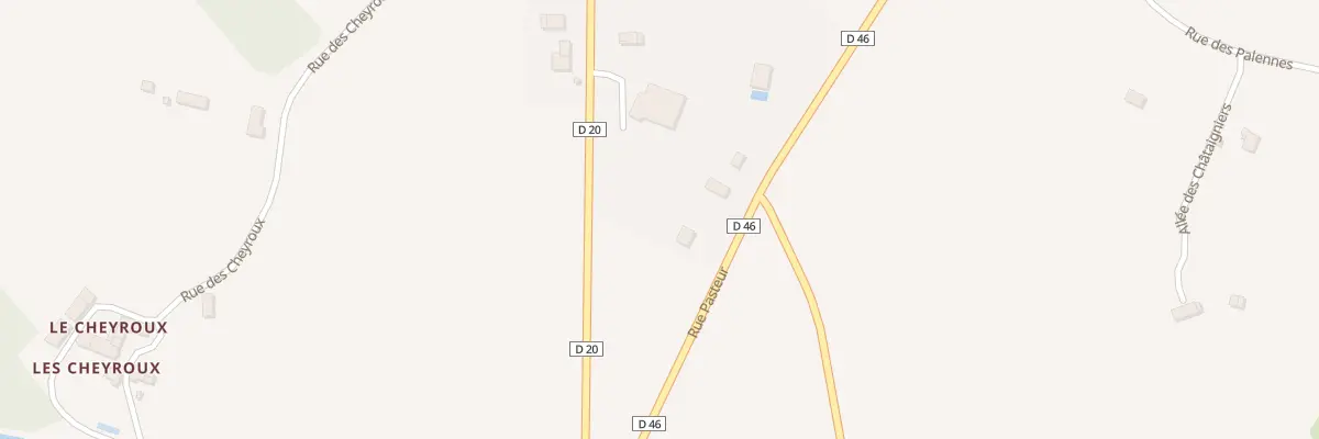 Plan du 98 Rue Pasteur à Flavignac