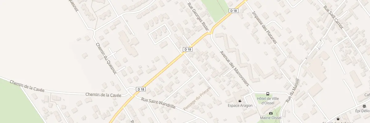 Plan du 392 Av du Gen de Gaulle à Oissel-sur-Seine