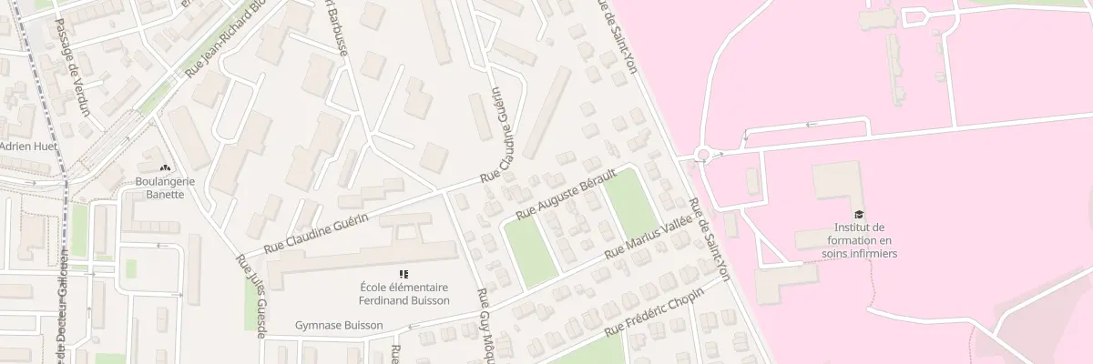 Plan du 12 Rue Auguste Berault à Sotteville-lès-Rouen
