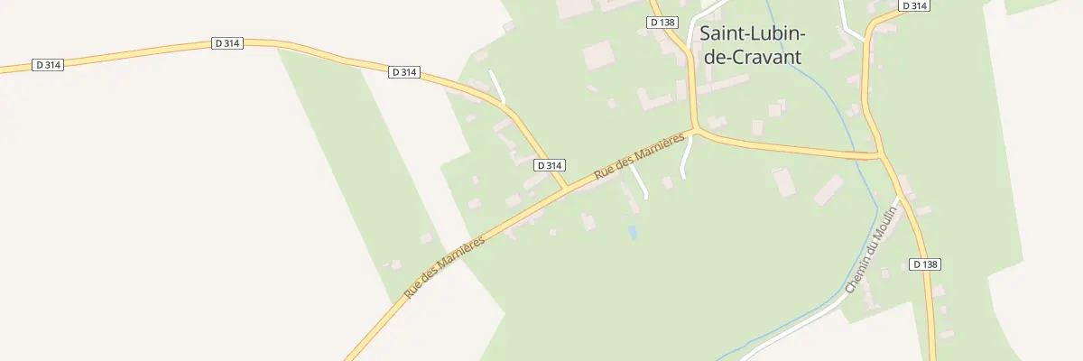 Plan du 8 Rue des Marnières à Saint-Lubin-de-Cravant