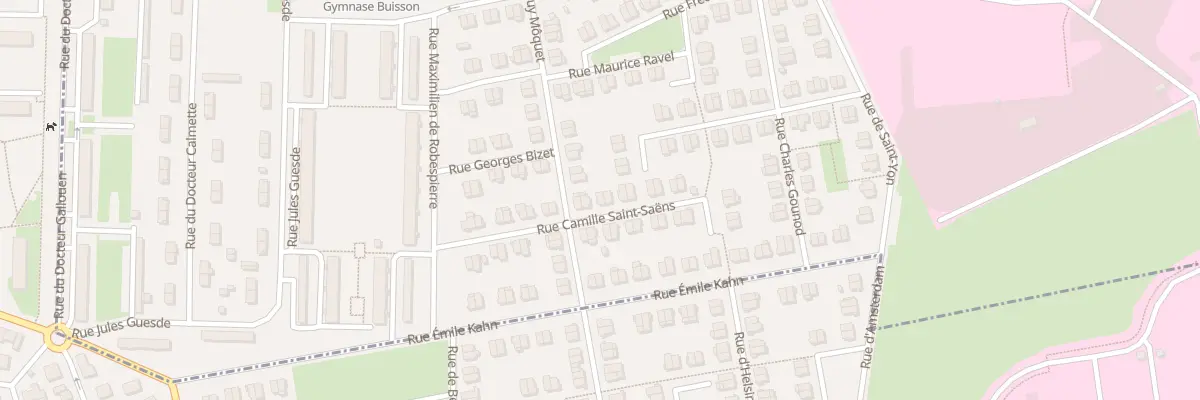 Plan du 24 Rue Camille Saint Saens à Sotteville-lès-Rouen