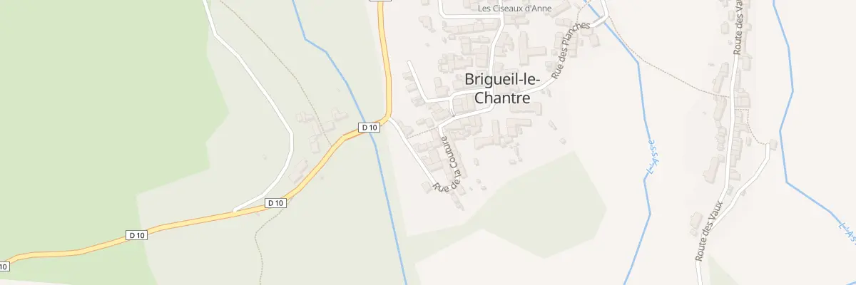 Plan du 1 Pas des Escaliers à Brigueil-le-Chantre