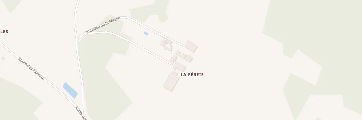 Plan du 400 Imp de la Férelie à Fanlac