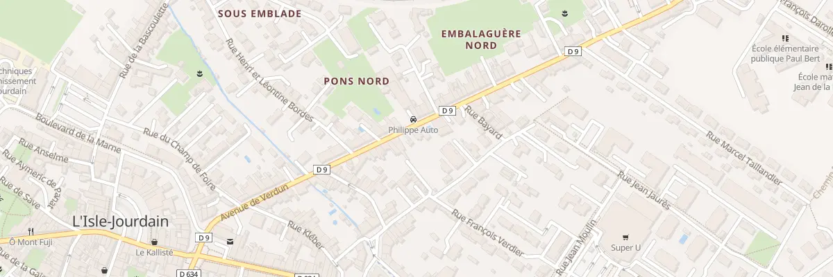 Plan du 42 Av de Verdun à L’Isle-Jourdain