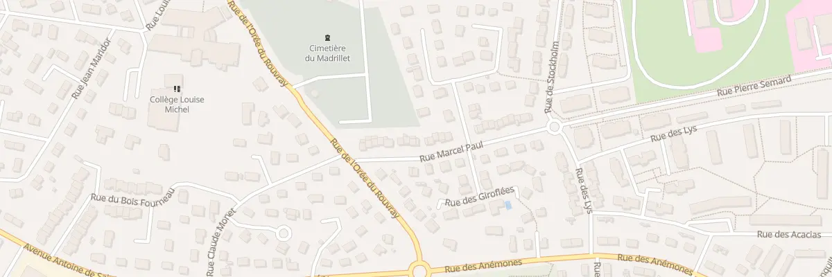 Plan du 26 Rue Marcel Paul à Saint-Étienne-du-Rouvray