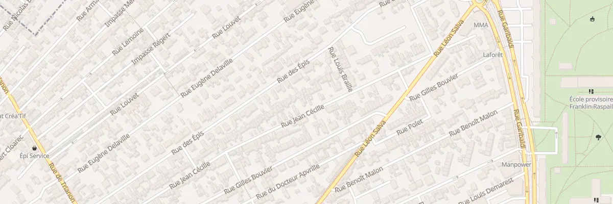Plan du 86 Rue Jean Cecille à Sotteville-lès-Rouen