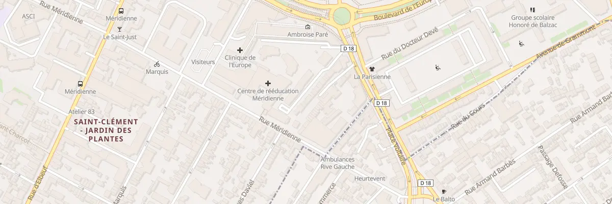 Plan du 12 Rue Méridienne à Rouen