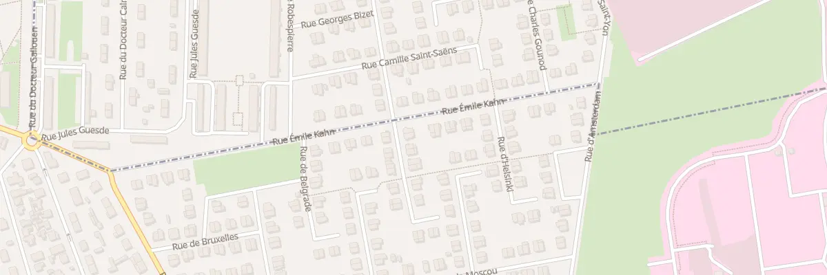 Plan du 3 Rue de Londres à Saint-Étienne-du-Rouvray