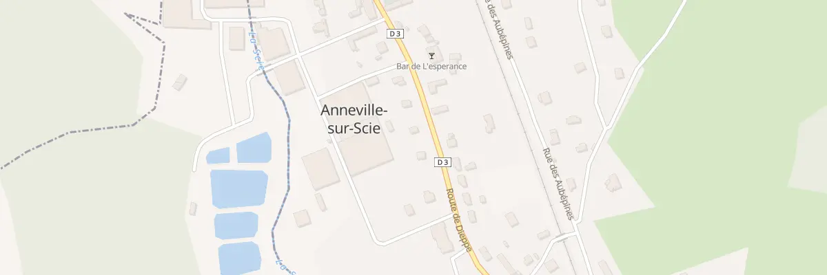 Plan du 10 Rte de Dieppe à Anneville-sur-Scie