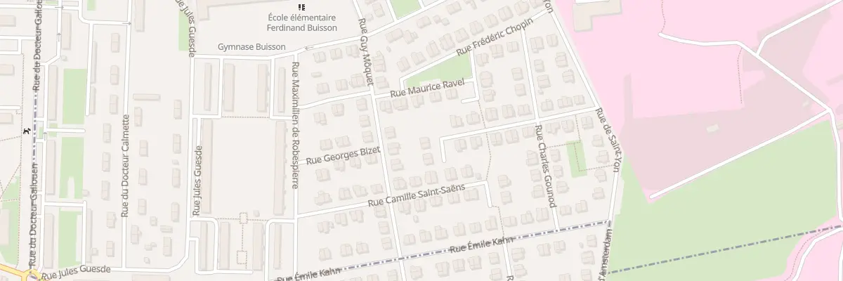 Plan du 34 Rue Jules Massenet à Sotteville-lès-Rouen