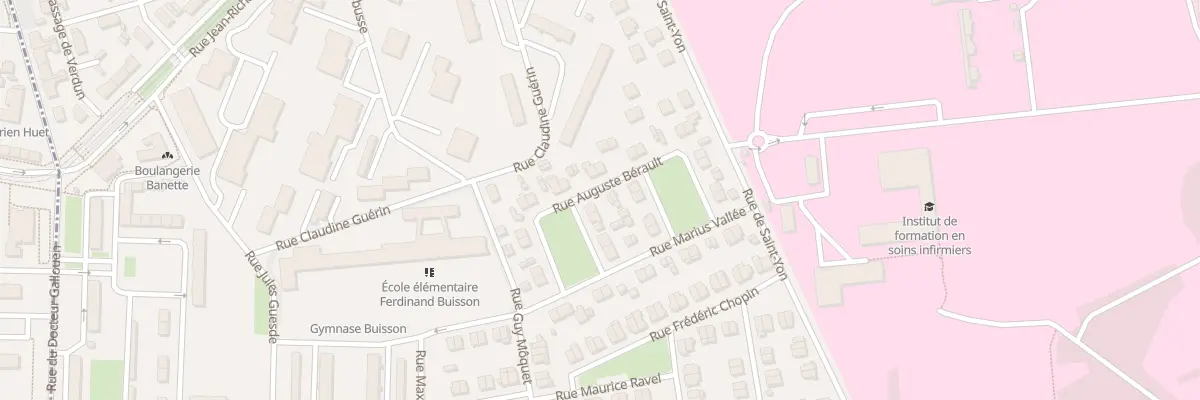 Plan du 3 Rue Auguste Berault à Sotteville-lès-Rouen