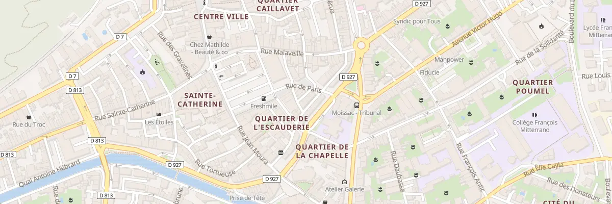 Plan du 21 Rue de l’Escauderie à Moissac