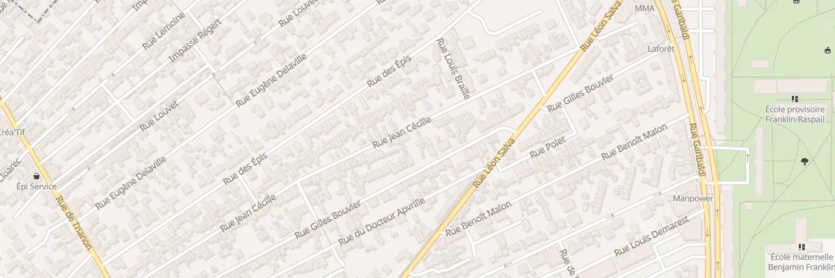 Plan du 89 Rue Jean Cecille à Sotteville-lès-Rouen