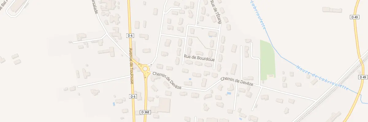 Plan du 14 Rue de Bourdoue à Cazères