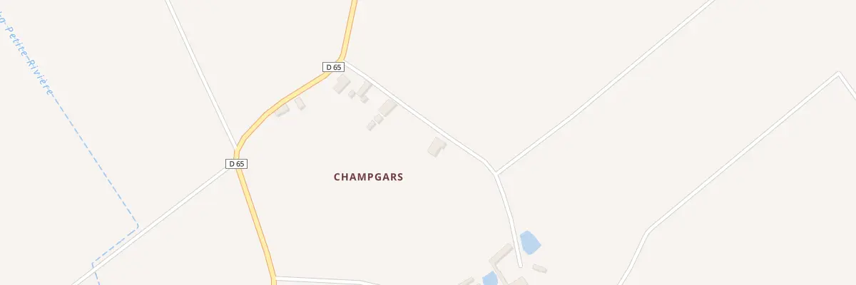 Plan du 22 Champgars à Crucheray